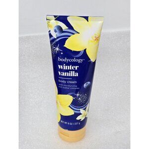 Bodycology Winter Vanilla Body Cream With Moisturizing Rich Butter Complex 8 Oz